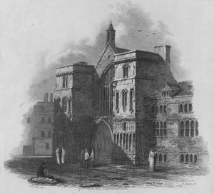 Westminster Hall (gravering) av John Preston Neale