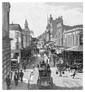 King Street, Sydney, New South Wales, Australia, 1886.