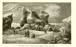 Mannskapet på Alert lengst nord, mai 1876