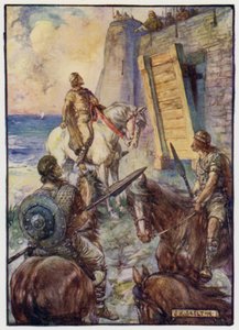 Ser du det lille seilet ut på havet? Der borte er Macduff av J. R. Skelton