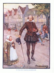 Det var bare mester Shakespeare, fra English Literature pub.av T C & EC Jack, ca. 1920 av J. R. Skelton