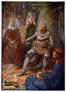 Robert the Bruce, konge av Skottland, leste historier for sine tilhengere, 1300-tallet
