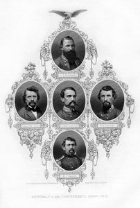 Generaler fra den konfødererte hæren, 1862-1867.
