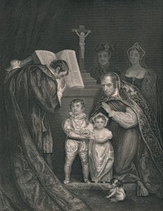 Ekteskapet til Richard Duke of York. Bror til Edward V., 1478, 1821, midten av 1800-tallet. av J. Rogers