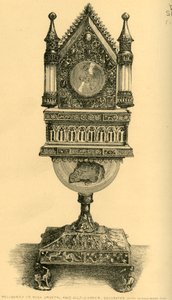 Relikvieskrin, tidlig på 1200-tallet, 1881. av J. S. Goepel
