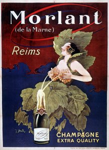 Plakat for Champagne Morlant, av J. Stall, 1900-tallet av J. Stall