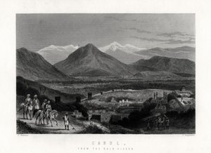 Cabul, fra Bala Hissar, 1883 av J. Stephenson