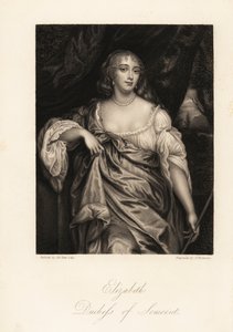 Portrett av Lady Elizabeth Seymour, hertuginne av Somerset, tidligere Elizabeth Percy, arving og venn til dronning Anne