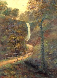 Shanklin Chine, Isle of Wight, 1911 av J. Wilby