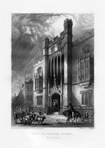 City of London School, London, 1800-tallet.