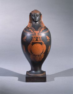 Baldakinkrukke, fra Staffordshire, ca. 1773 (enkaustisk jordtøy) av J. and Bentley Wedgwood