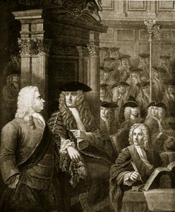Underhuset i Walpoles administrasjon, illustrasjon fra 