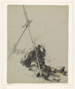 En klipper av Jac van Looij (signed by artist)
