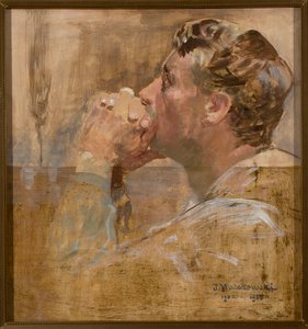 Bedende mann av Jacek Malczewski
