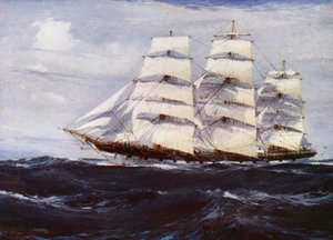 Clipper Ships: Benvenue (farge litho)