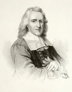 Izaak Walton , engelsk forfatter (gravering) av Jacob (after) Huysmans