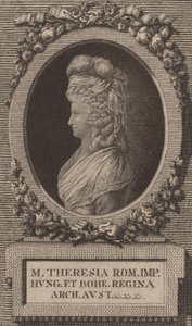 Marie-Thérèse, den hellige romerske keiserinne. av Jacob Adam