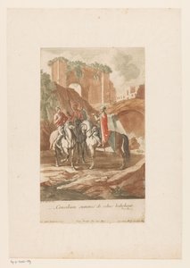 Nattlig konsultasjon av kapteiner Consilium summis de rebus habebant (tittel på objekt) av Jacob Andreas Fridrich (I)