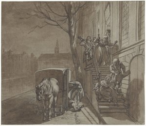 Vennene forlater Haazels hus