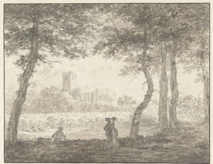 Muiderberg, sett fra Hooge Weg