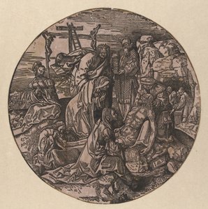 Beven og begravelse av Kristus The Round Passion (serietittel) av Jacob Cornelisz van Oostsanen