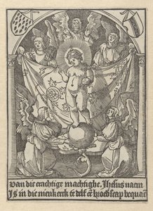Bønnekort for Jesu brorskap av Jacob Cornelisz van Oostsanen