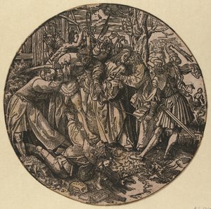 Judas-kysset The Round Passion (serietittel) av Jacob Cornelisz van Oostsanen