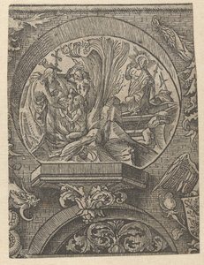 Kristi himmelfart og oppstandelse The Creed (serietittel) av Jacob Cornelisz van Oostsanen
