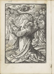 Kristi himmelfartsdag The Little Passion (serietittel) av Jacob Cornelisz van Oostsanen