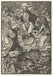 Den endelige dommen The Little Passion (serietittel) av Jacob Cornelisz van Oostsanen