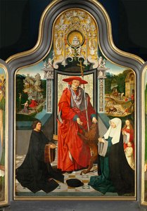 Hieronymusaltar (maleri på eik) av Jacob Cornelisz van Oostsanen