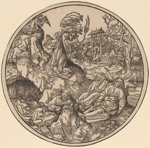 Kvalen i hagen av Jacob Cornelisz van Oostsanen