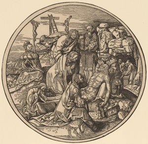 Klagesangen og gravleggingen av Jacob Cornelisz van Oostsanen
