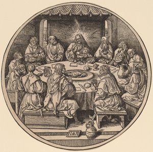 Det siste måltid av Jacob Cornelisz van Oostsanen after Albrecht Dürer