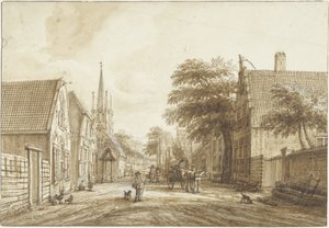 Bakveien i Voorschoten av Jacob Elias La Fargue