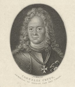 Portrett av Cornelius Cruys 1655-1727, viseadmiral for den keiserlige russiske marinen, 1818