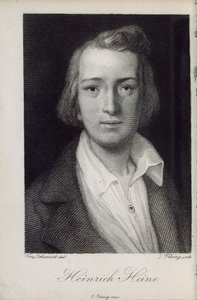 Portrett av poeten Heinrich Heine 1797-1856, 1850 av Jacob Felsing