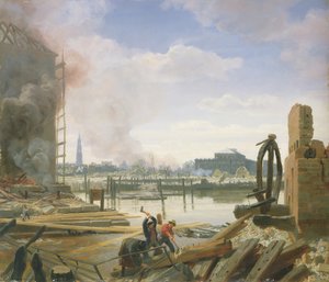 Hamburg etter brannen, 1842