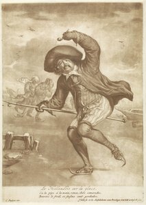 skøyteløper Le Hollandois sur la glace (tittel på objekt)