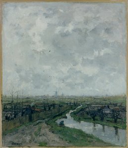 Salathage nær Haag, ca. 1878 av Jacob Henricus or Hendricus Maris