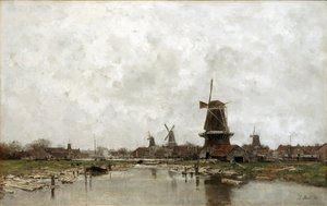 De fem vindmøllene, 1878