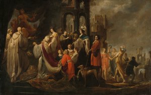 Kong Salomos avgudsdyrkelse av Jacob Hogers