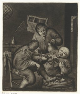 To menn og en fiolinist av Jacob Hoolaart