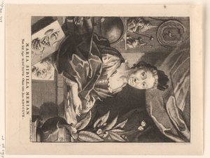 Portrett av Maria Sibylla Merian Maria Sibylla Merian (tittel på objekt)
