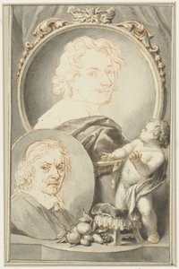 Portretter av Anton van Dyck og Jacob de Bray