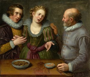 An Allegory of Unequal Love, rundt 1620-tallet (olje på lerret)