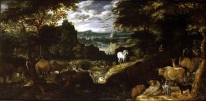 Orpheus Charming the Animals, 1601 (panel)