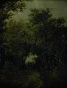 Vei i eikeskog av Jacob van Ruisdael