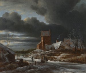 Vinterlandskap Vinterlandskap av Jacob van Ruisdael