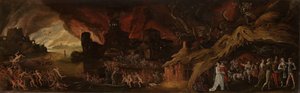 Den siste dommen og de syv dødssyndene av Jacob Isaacsz. van Swanenburg